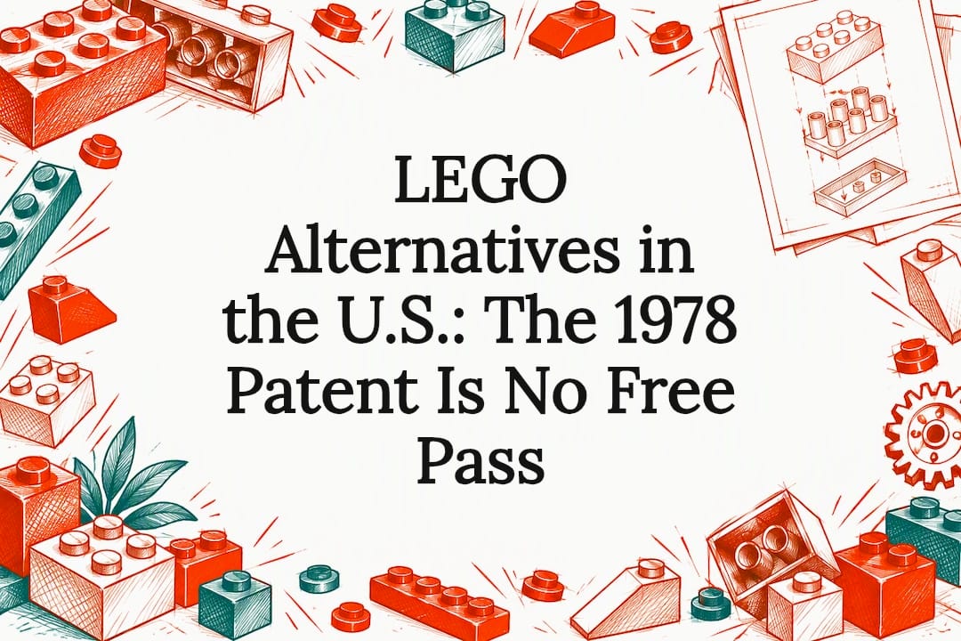 Hand-drawn brick and patent-themed title card