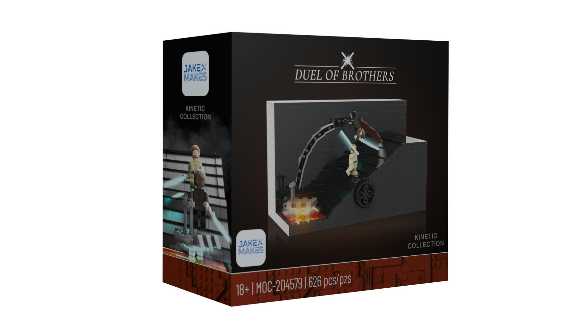 Duel of Brothers 204579 Kinetic Collection Jake Makes x Affordable Bricks