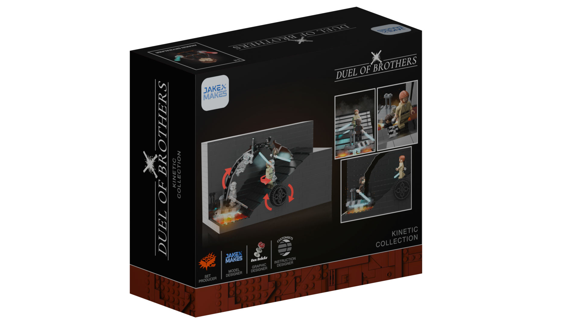 Duel of Brothers 204579 Kinetic Collection Jake Makes x Affordable Bricks