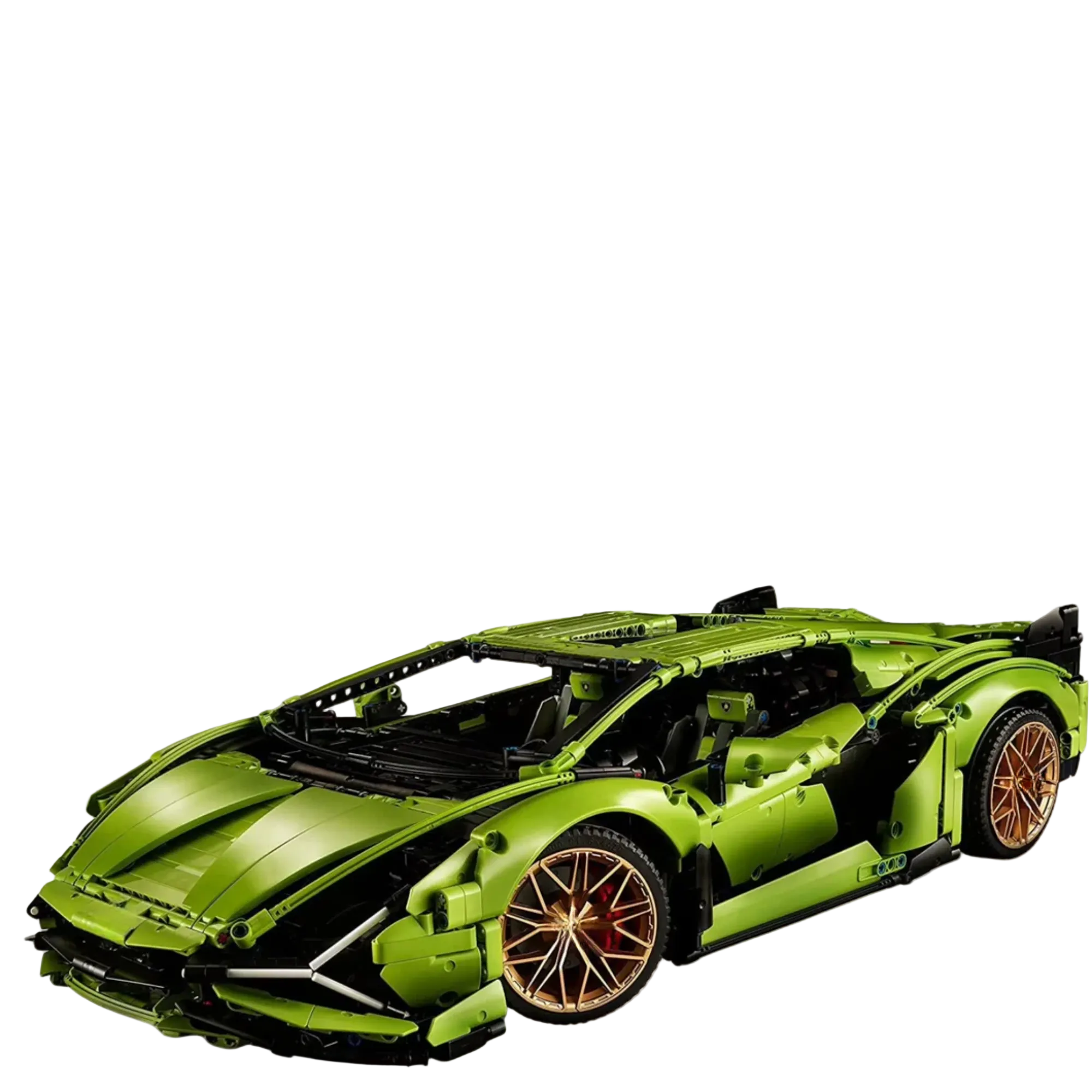 Lime Green Sports Car 42115