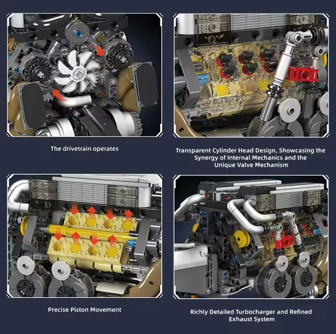 *MOTORIZED* W16 Engine Kit 4021