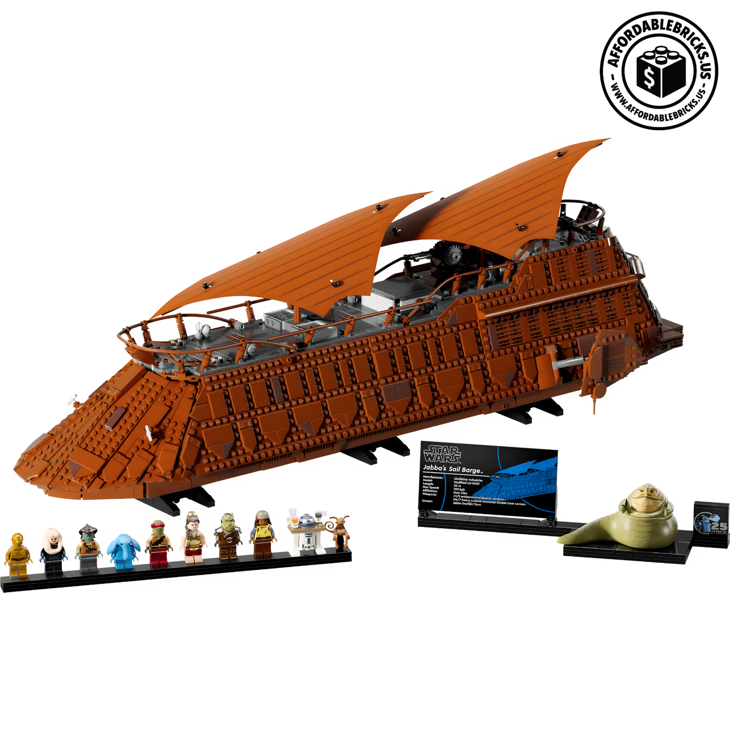 Sail Barge Ship UCS 75397