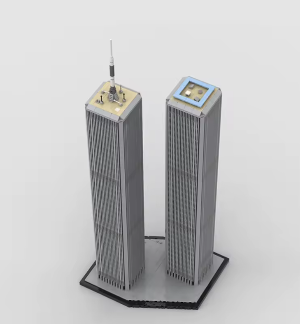 World Trade Center Twin Towers 1:800 Scale 2111