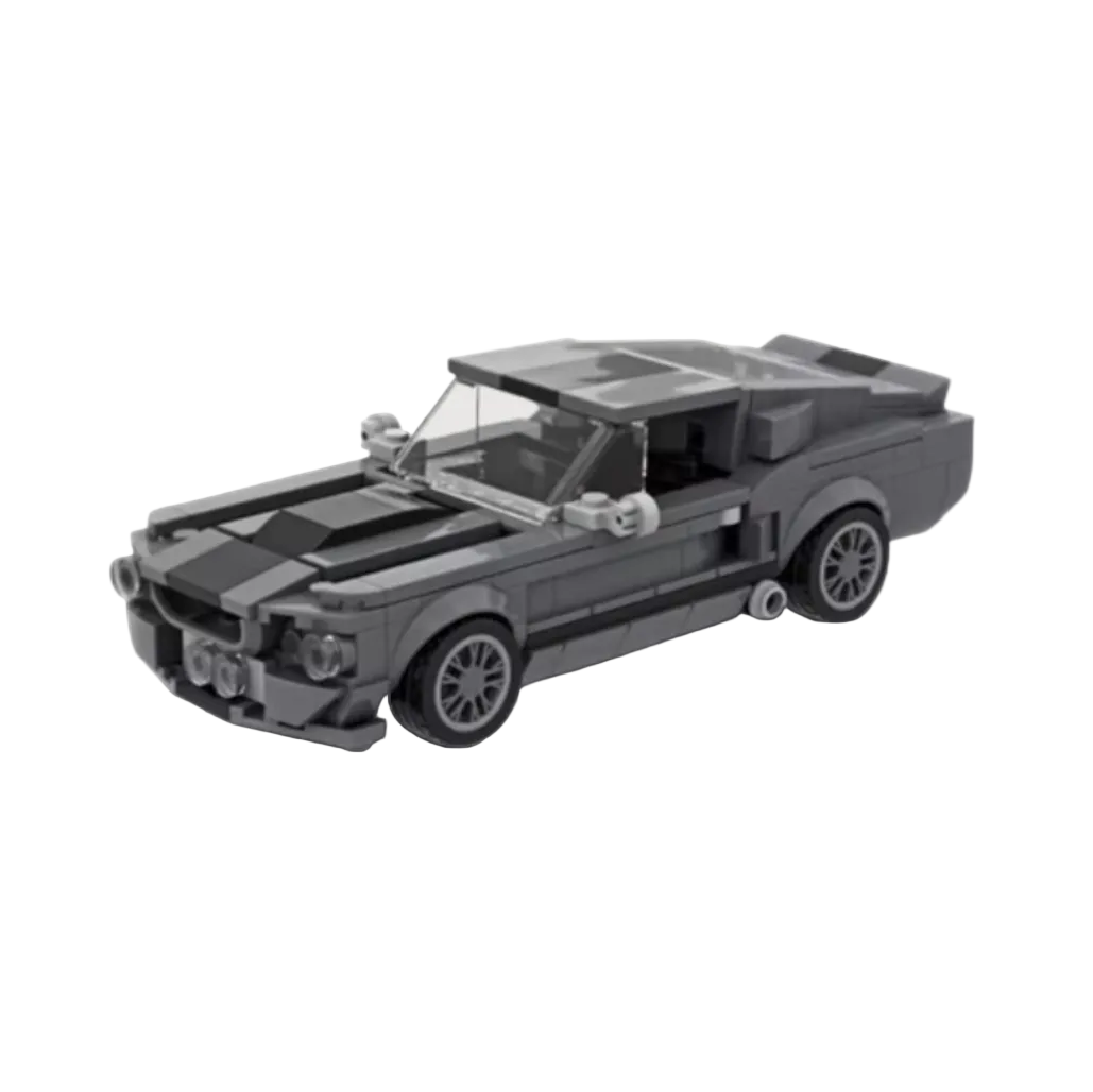 Grey Muscle Car 4037