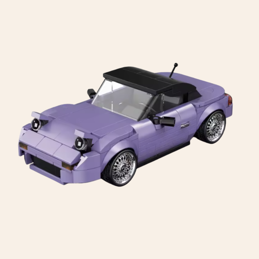 Purple Sports Car 4044