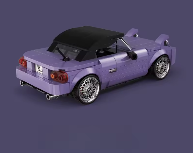 Purple Sports Car 4044