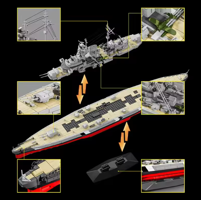 Bismarck Battleship 5049