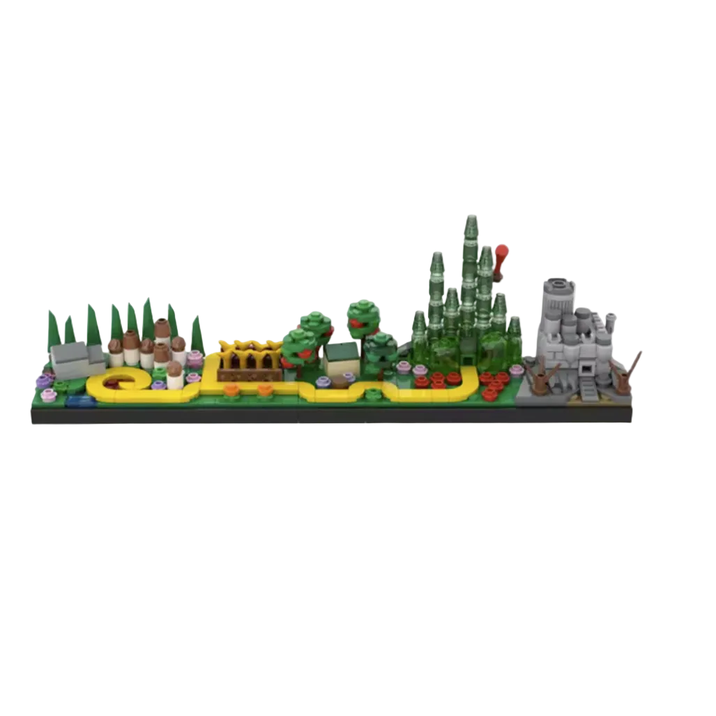 Fantasy Emerald City Skyline 3079