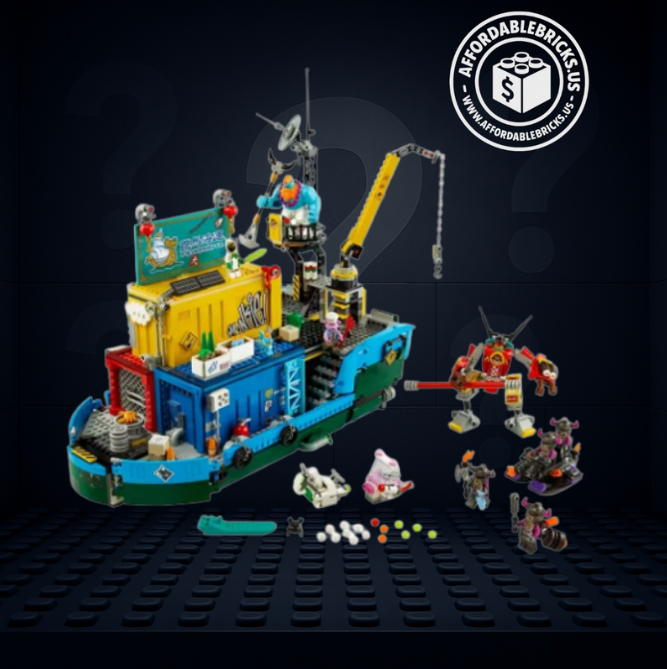 Secret HQ Boat Workshop Mech 80013