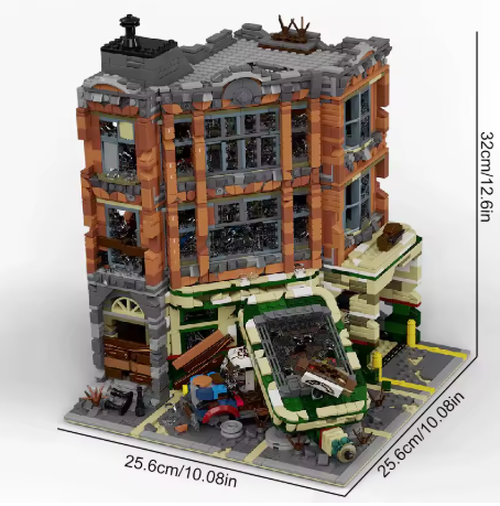 Apocalyptic Corner Garage MOC