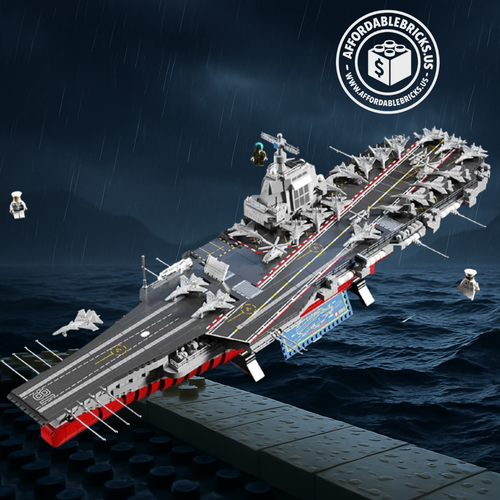 Fuijan Aircraft Carrier 3031 Pieces Battleship