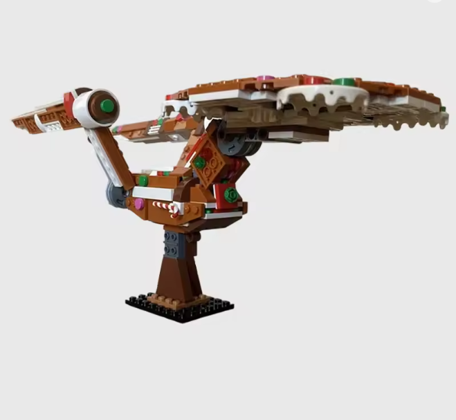 Gingerbread Ship MOC