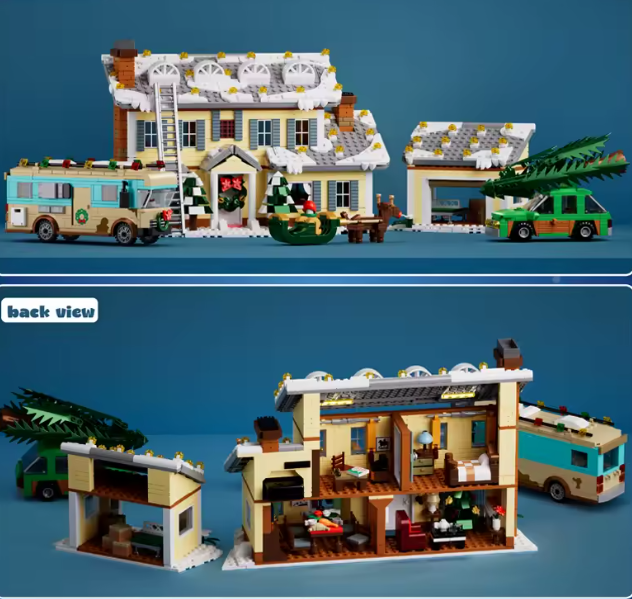 Family Christmas Vacation House 3002