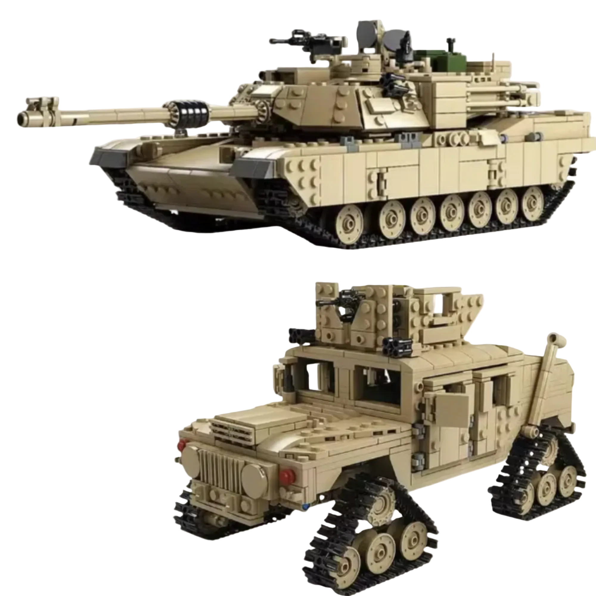 WW2 2in1 M1A2 Abrams MBT Tank 5017