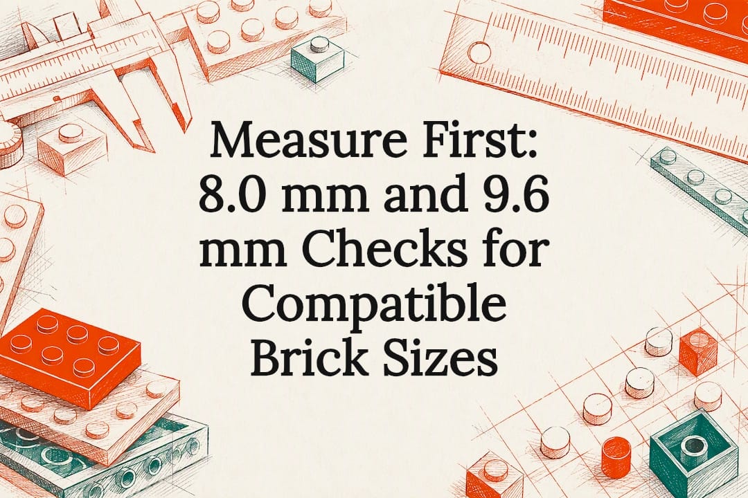 Decorative brick measurement title card