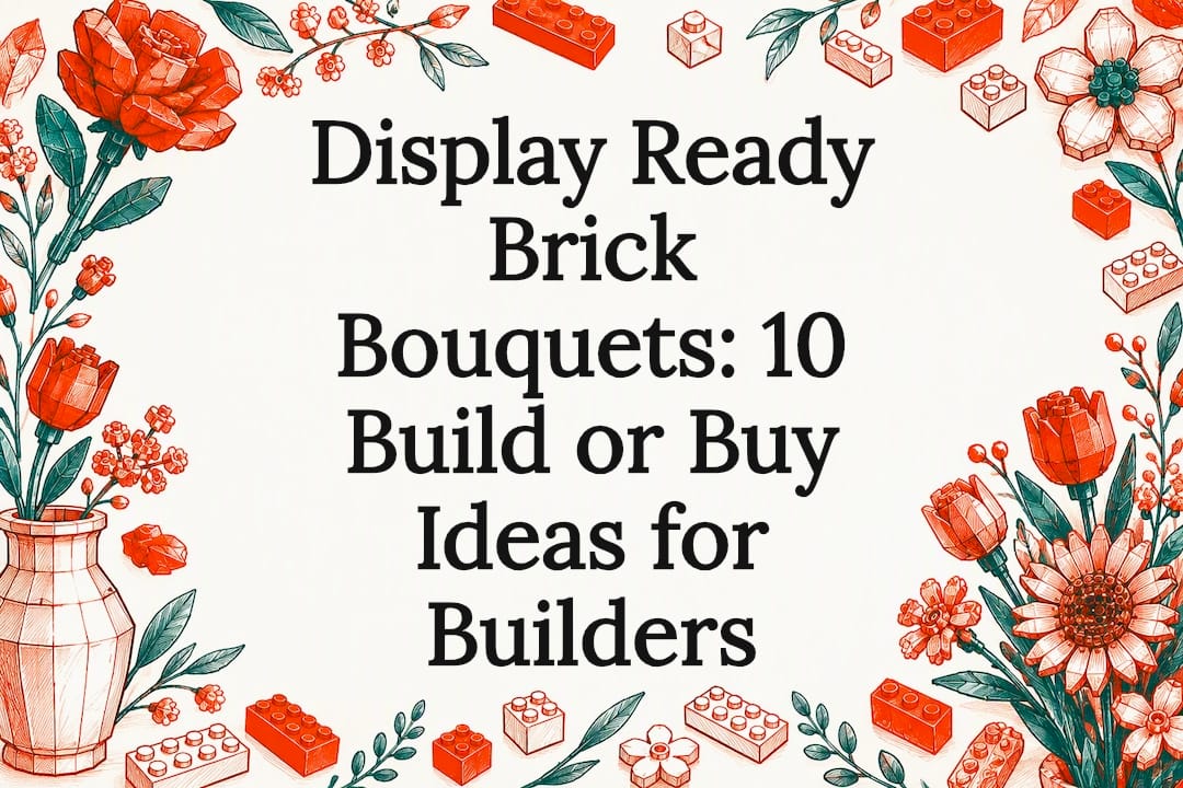 Decorative brick bouquet title card