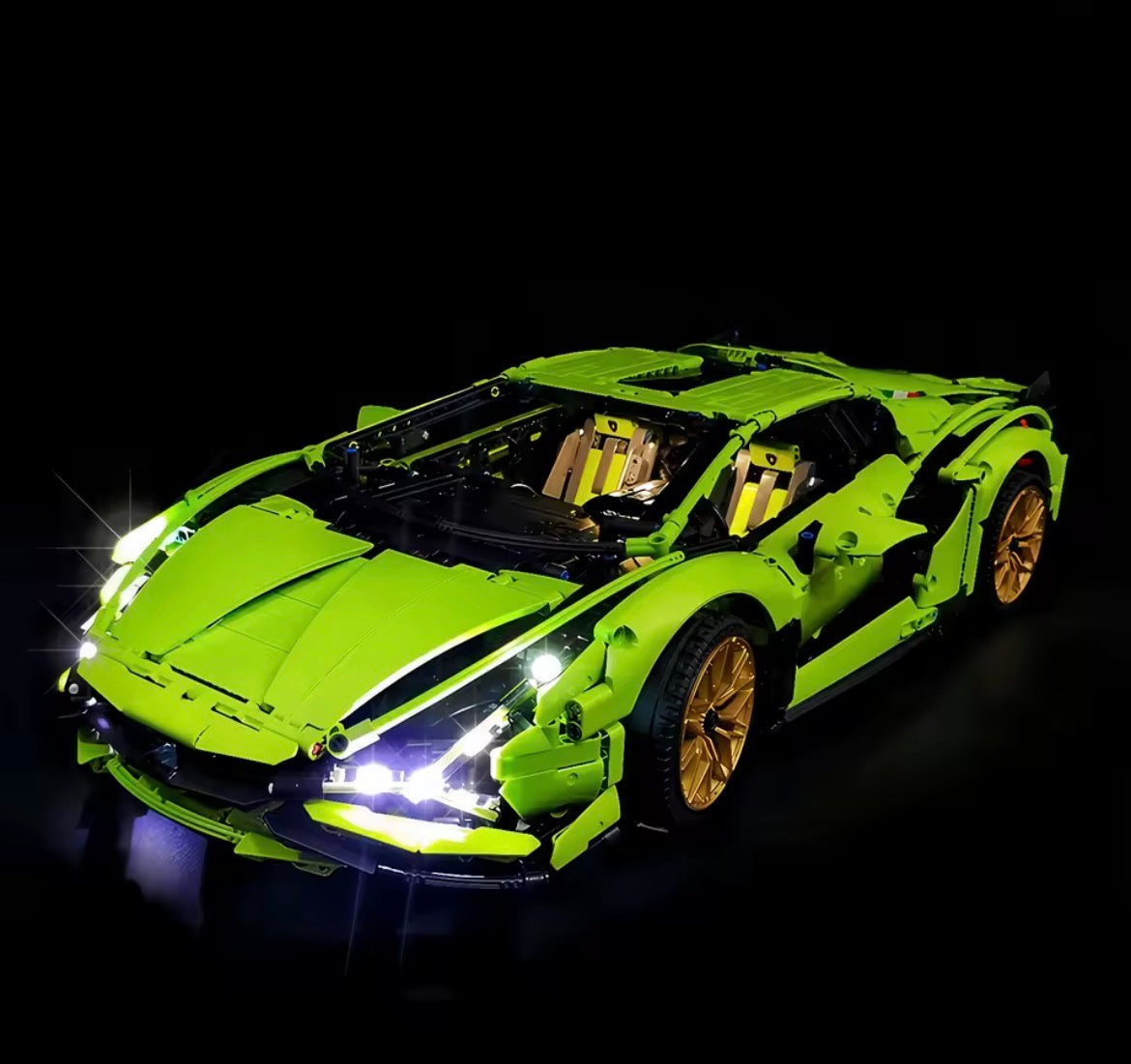 Lime Green Sports Car 42115