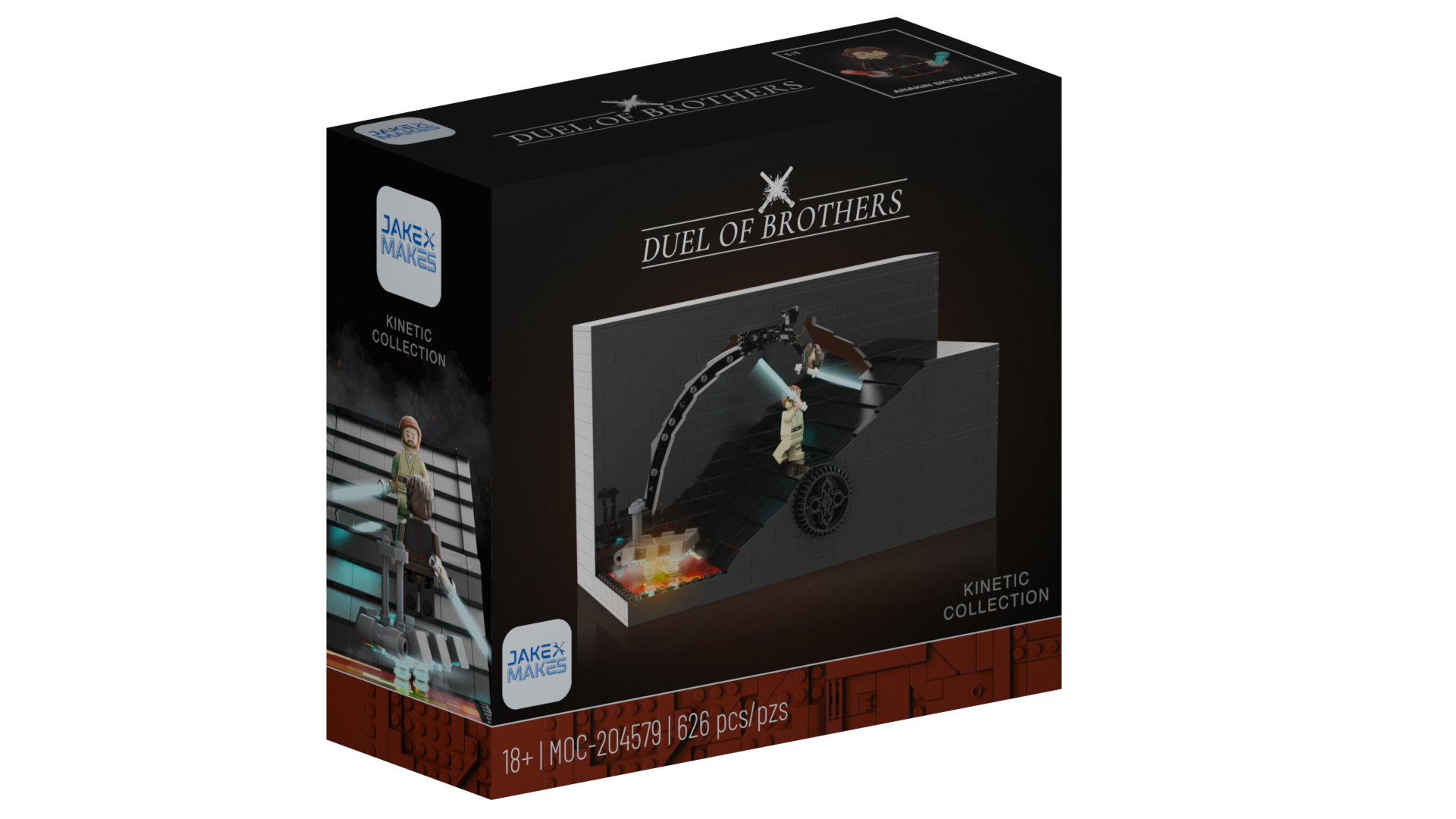 Duel of Brothers 204579 Kinetic Collection Jake Makes x Affordable Bricks
