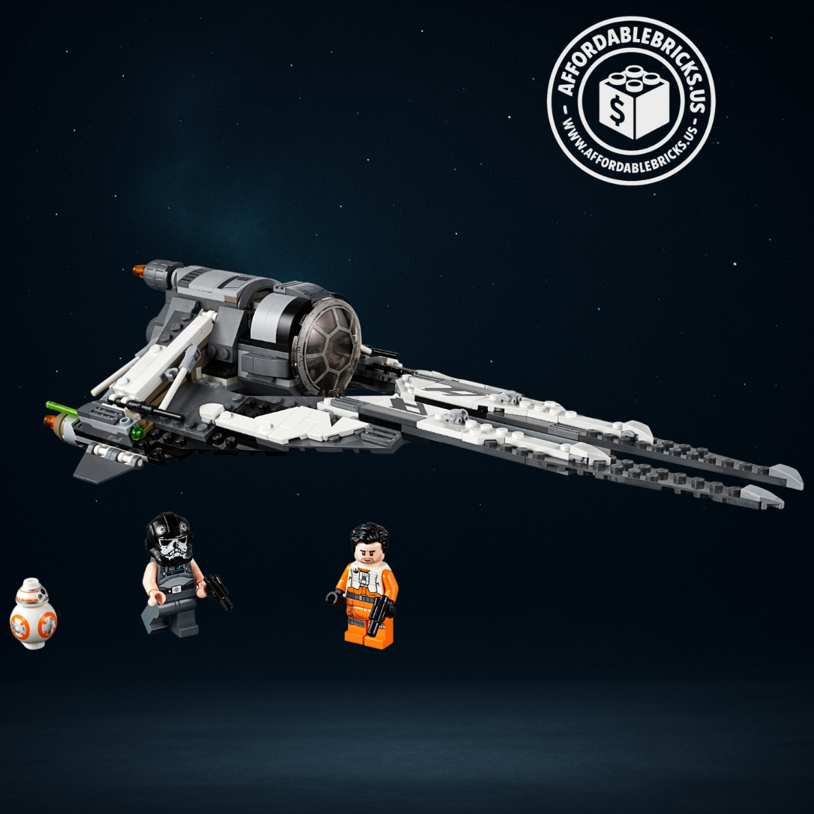 Black Ace TIE Interceptor set 75242