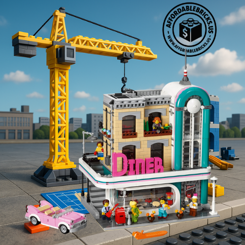 Downtown Diner Building 10260 – Affordable Bricks US
