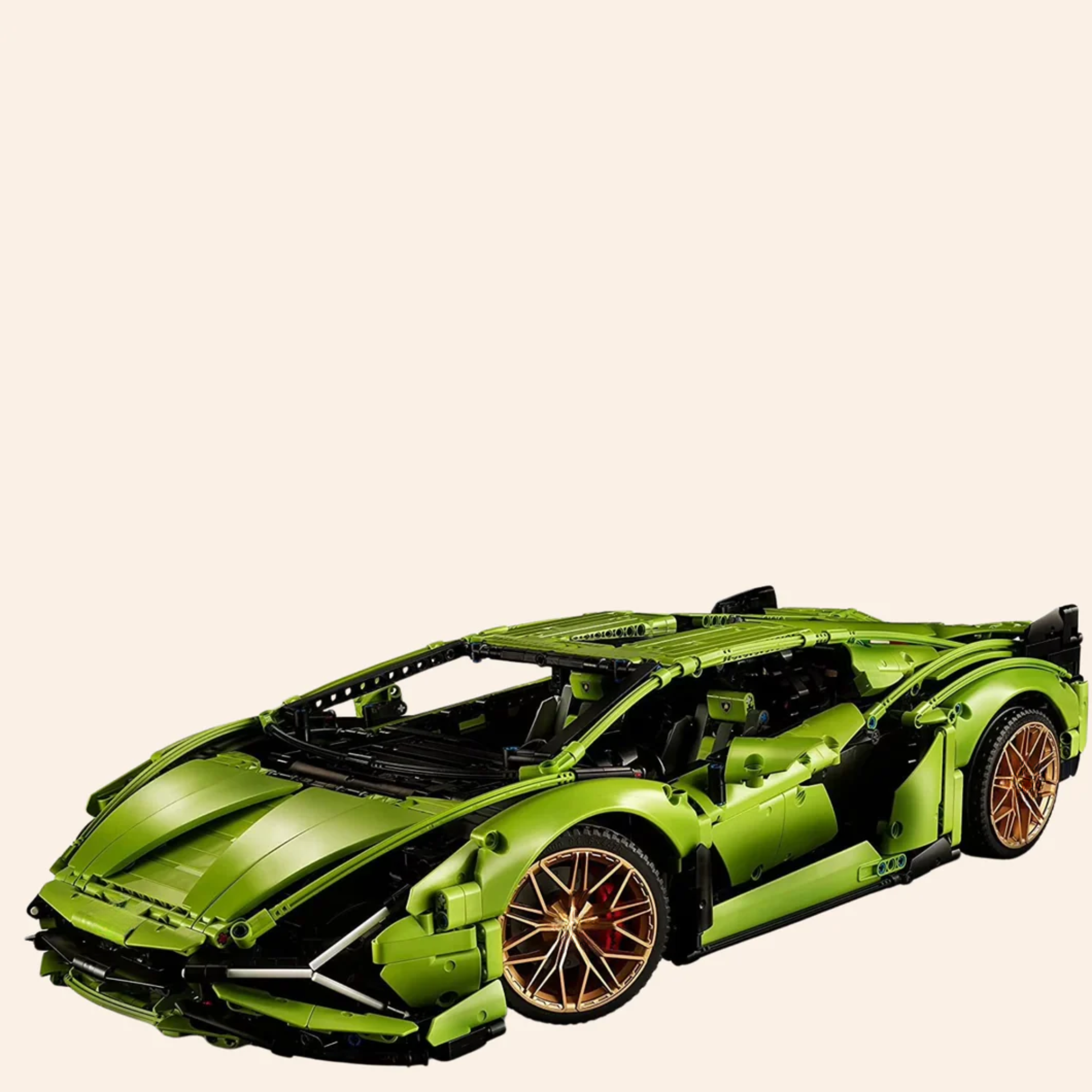 Lime Green Sports Car 42115