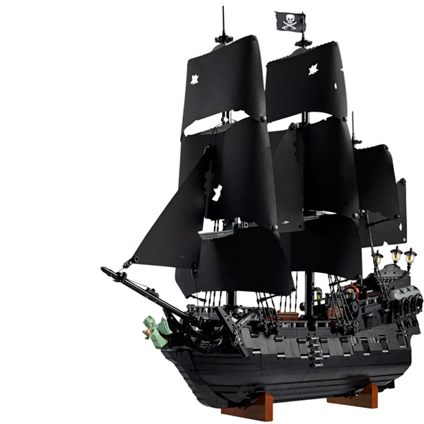 Large Black Boat 10365