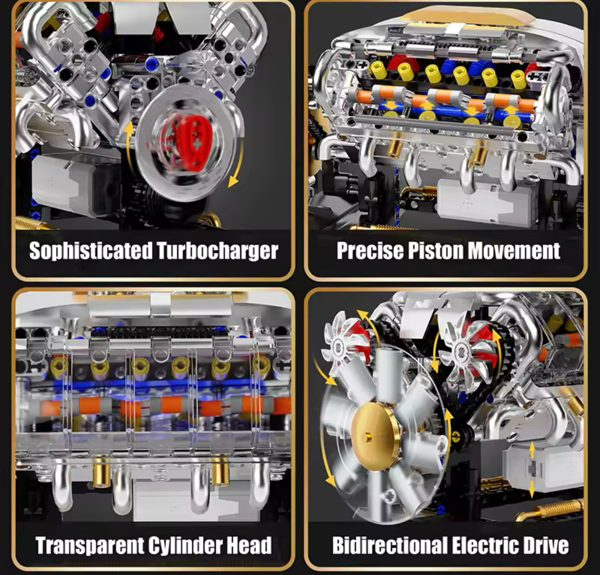 *MOTORIZED* V8 Engine Model 4022