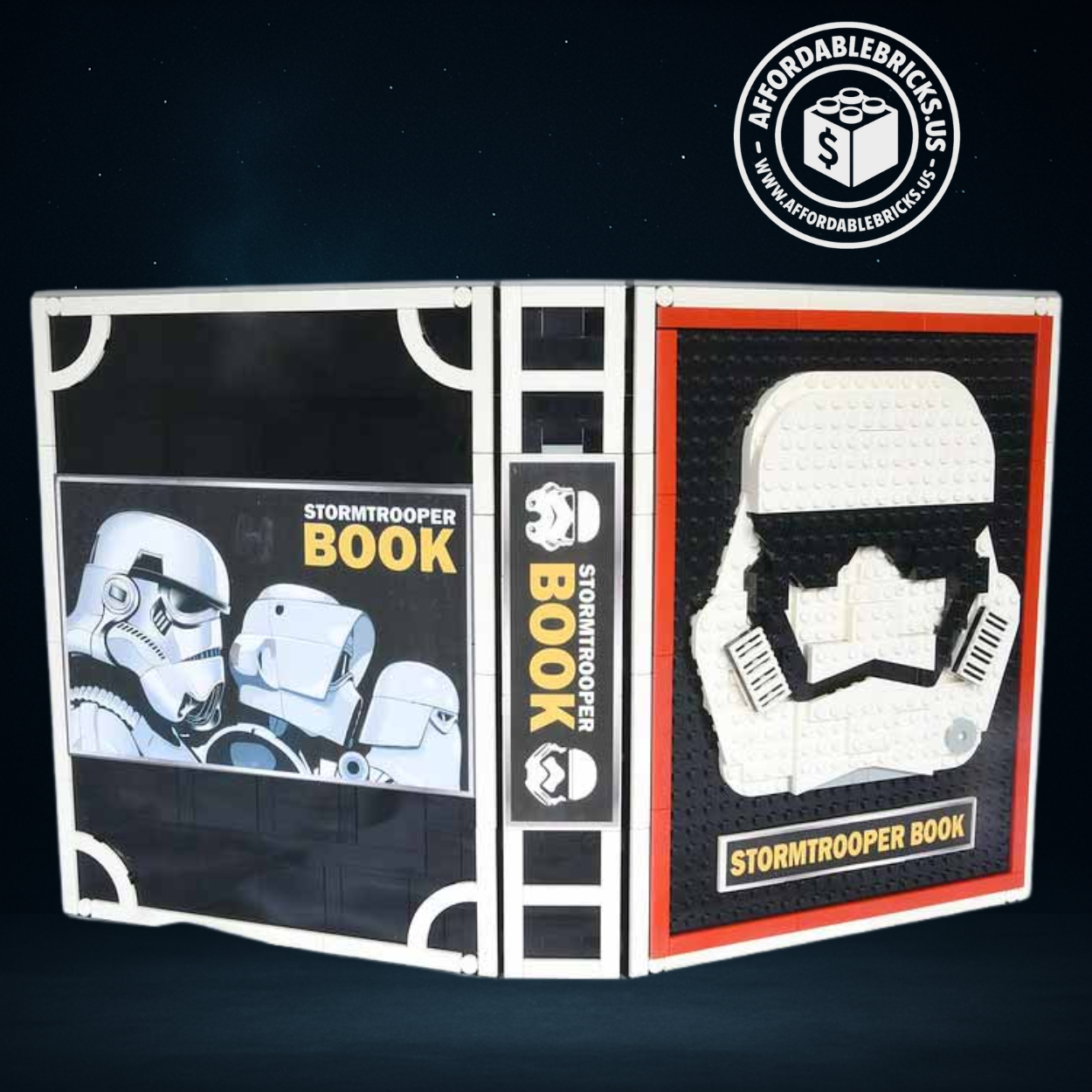 Stormtroop Book 53 Minifigs! LOT MOC Set Real 3D Book 2895