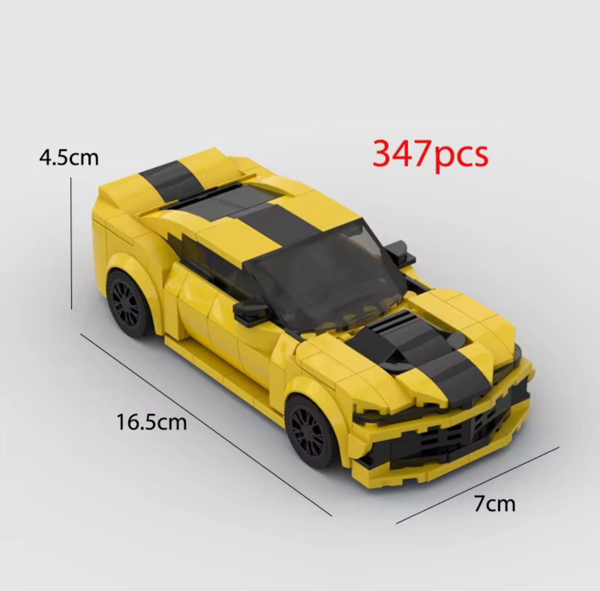 Yellow Muscle Car 4011