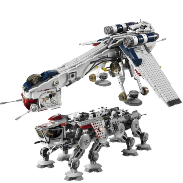 Republic Dropship with Mech 10195