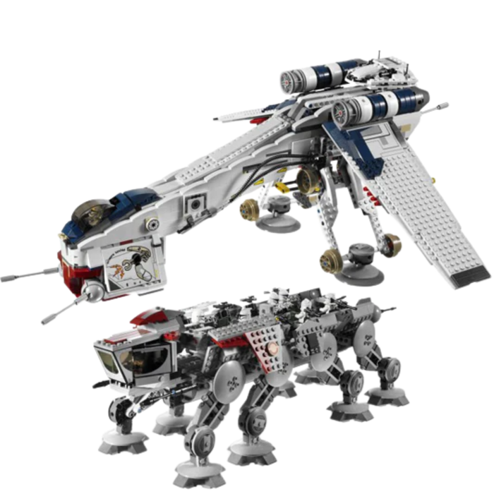 Republic Dropship with Mech 10195