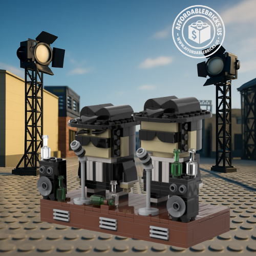 Blues Brothers Brick Figures