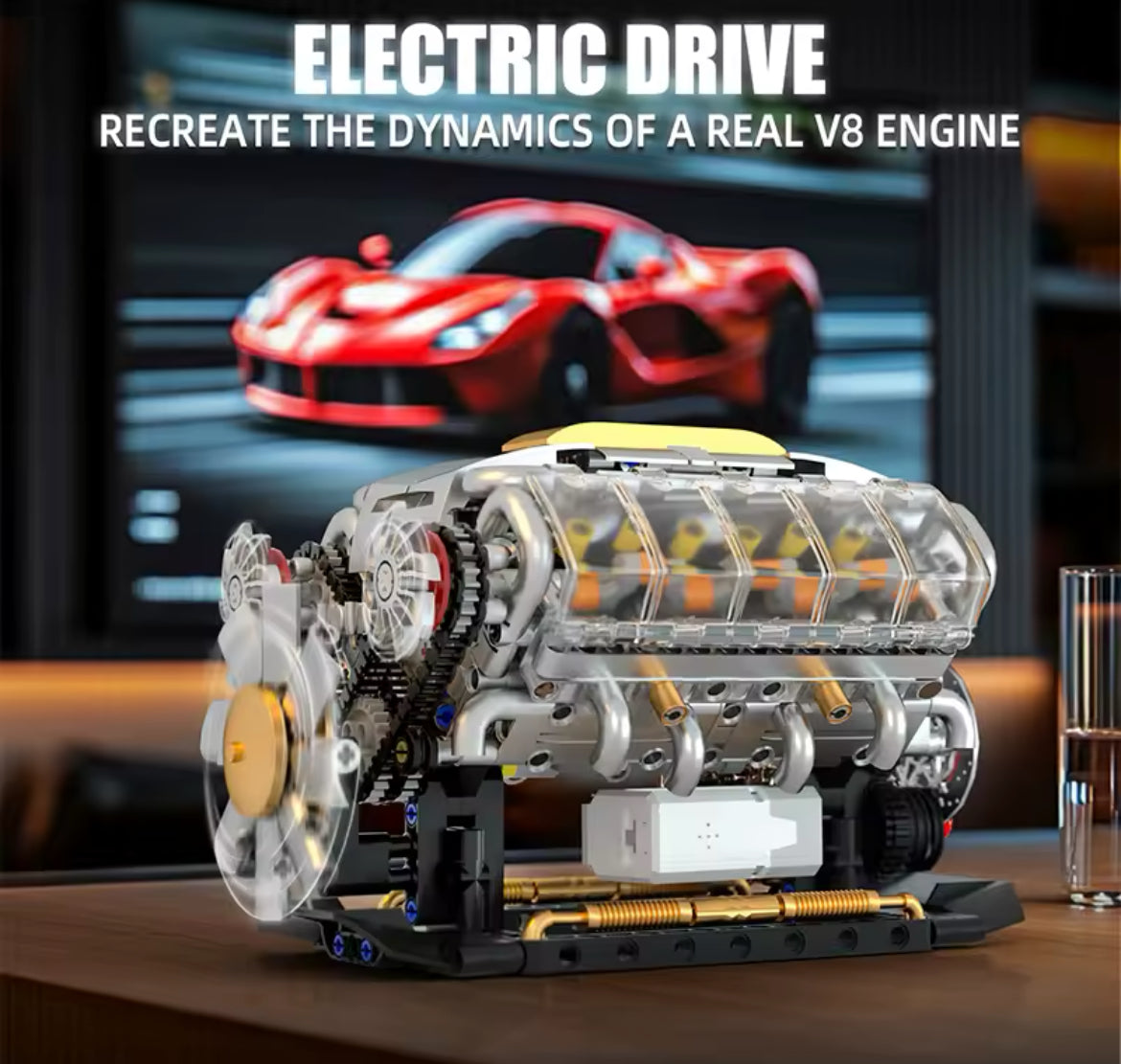 *MOTORIZED* V8 Engine Model 4022