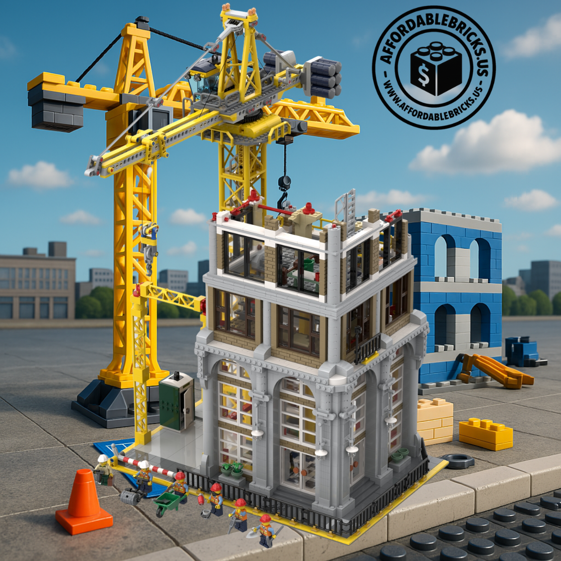 Modular Construction Site BrickIdeas 910008-1