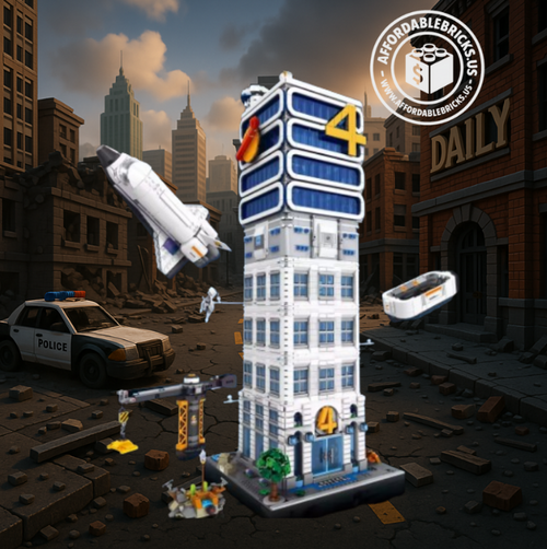 Super Heroic Four Team Skyscraper MOC