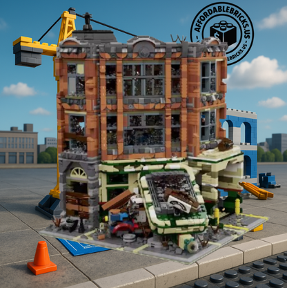 Apocalyptic Corner Garage MOC