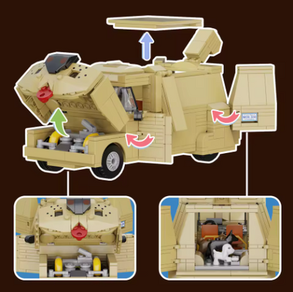 Dumb Dogs Cart Caravan MOC