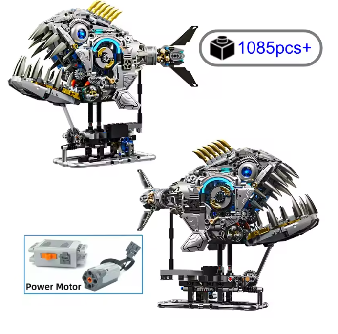 *MOTORIZED* Mechanical Piranha 0006