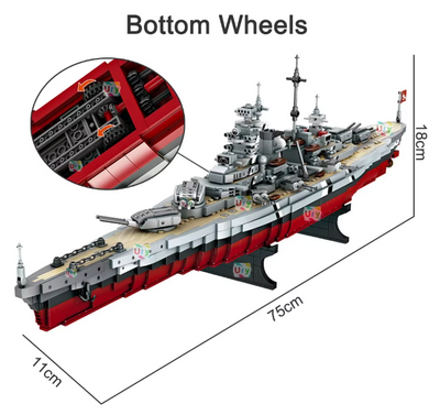 WW2 Bismarck Battleship 5052