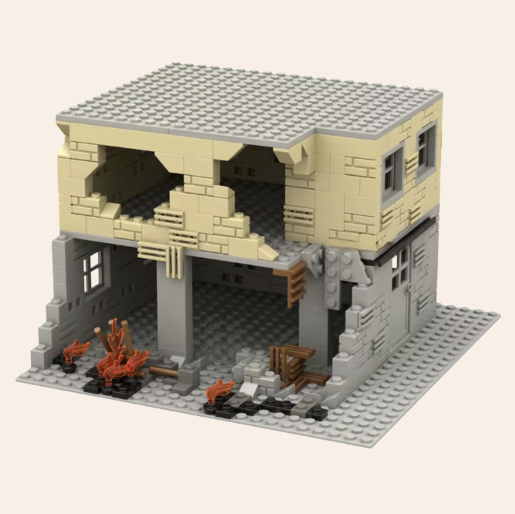 Abandoned Ruins Military House Base 5052