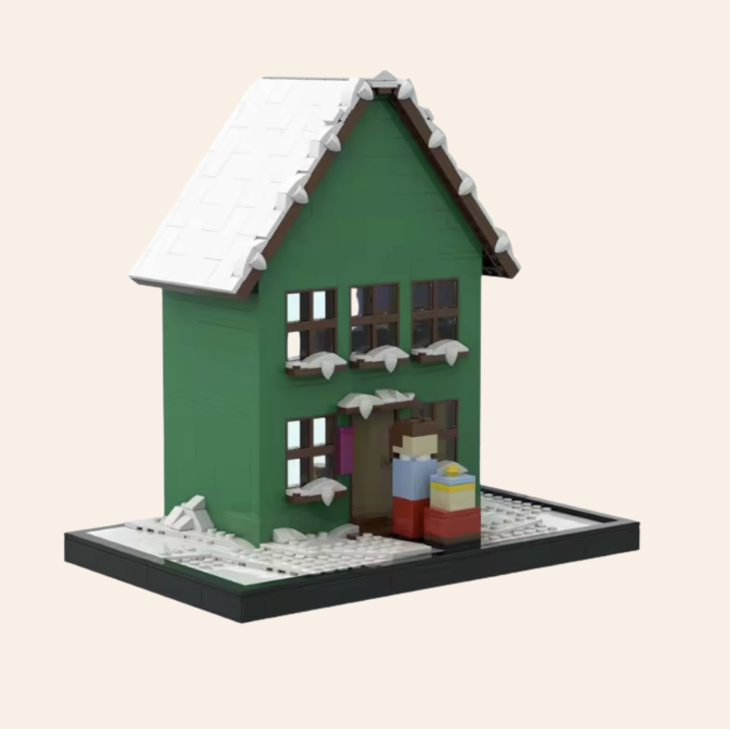 Suburban Cartoon House 3088