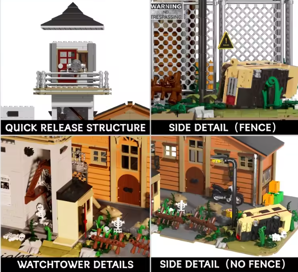 Abandoned Apocalypse Prison Set 2150