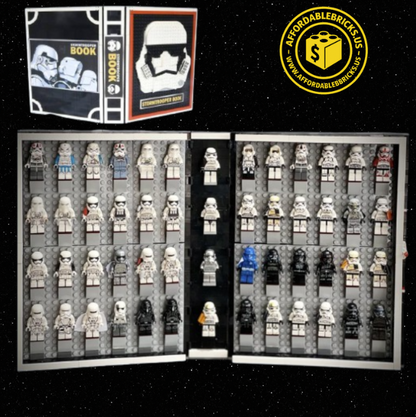 Stormtroop Book 53 Minifigs! LOT MOC Set Real 3D Book 2895