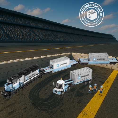 Mae*rsk Shipping Container Train 10219