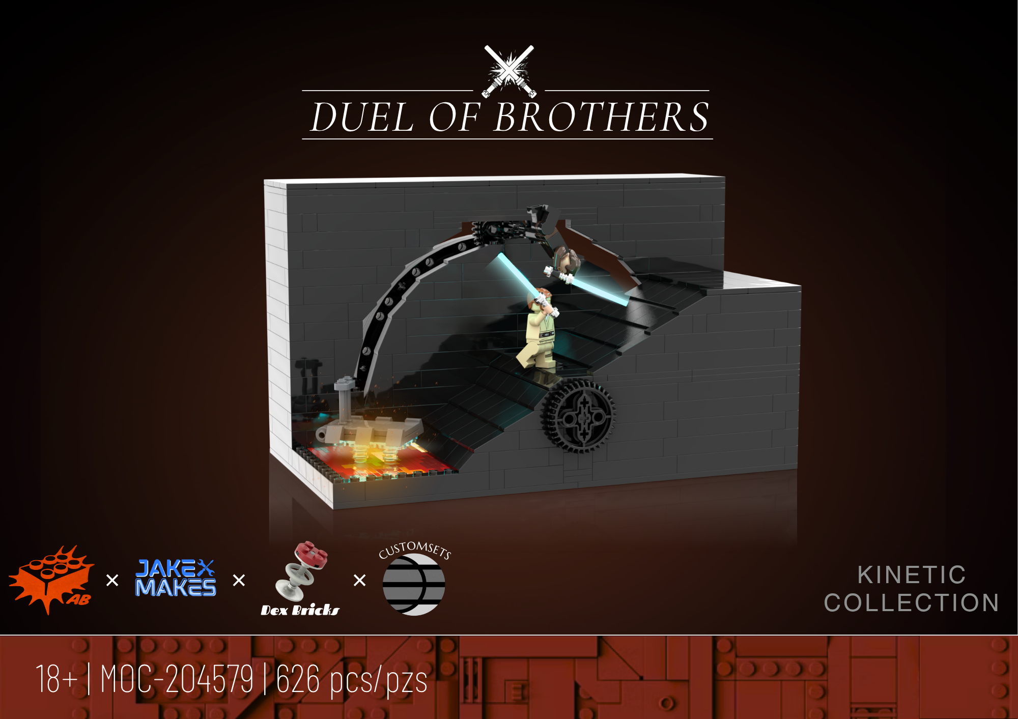 Duel of Brothers 204579 Kinetic Collection Jake Makes x Affordable Bricks