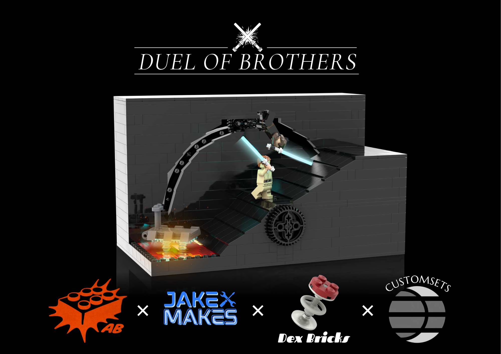 Duel of Brothers 204579 Kinetic Collection Jake Makes x Affordable Bricks